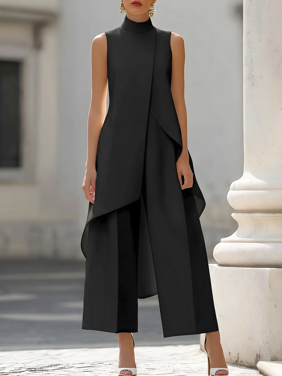 Martina – Minimalistički komplet sa topom i pantalonama