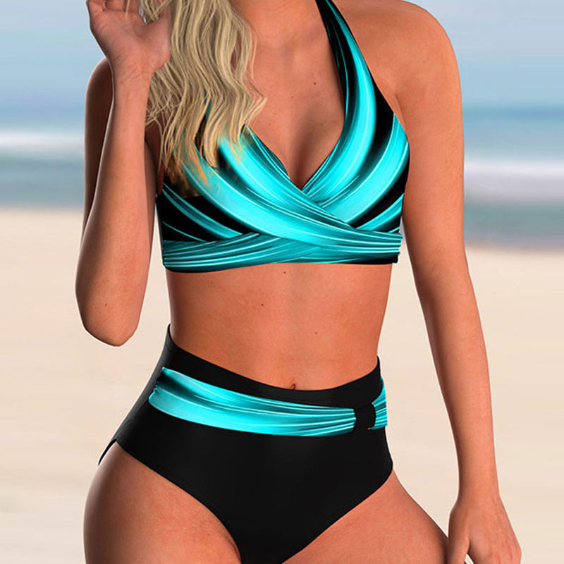 Liliana - Bikini set sa preklopom i printom