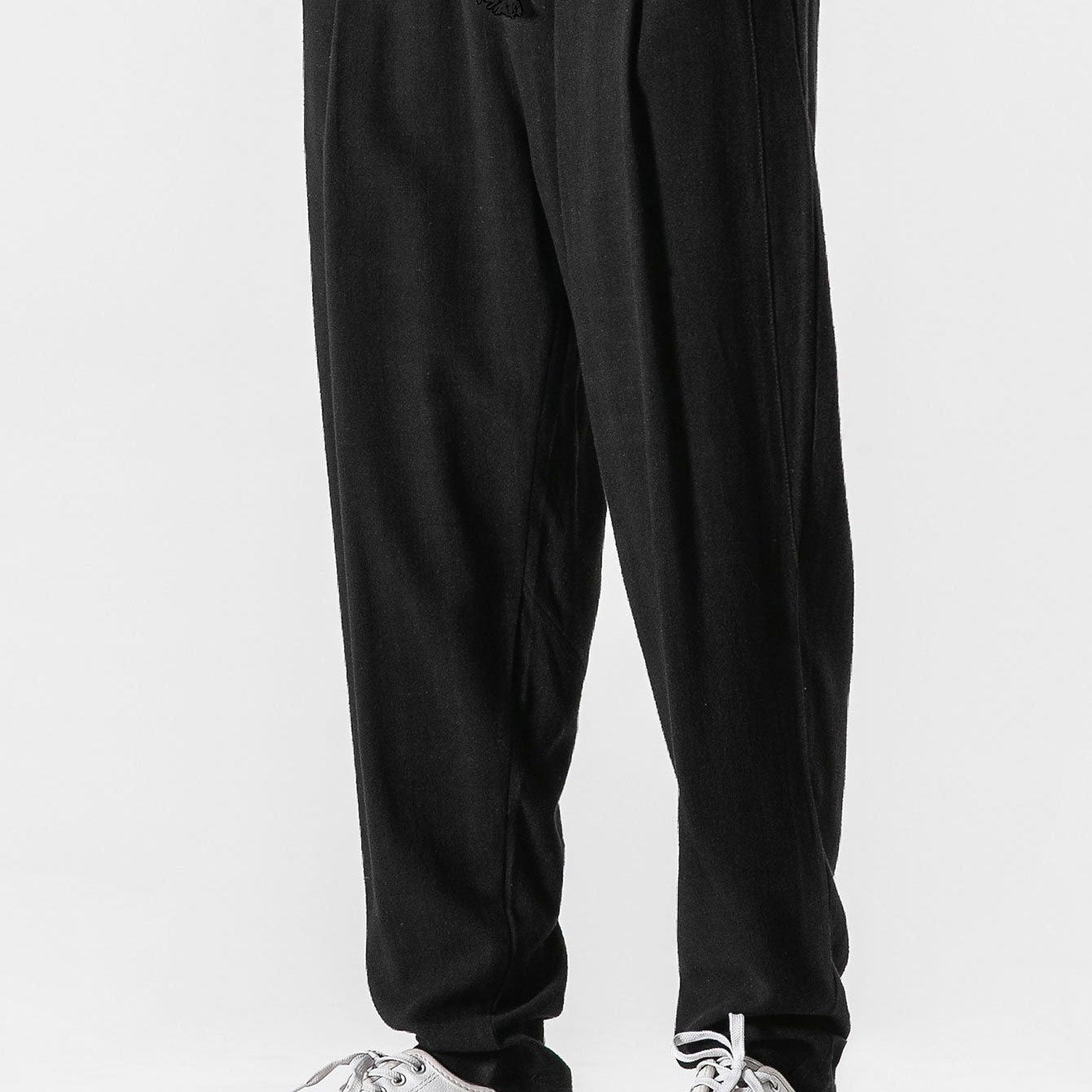 Opuštene pantalone od pamuka