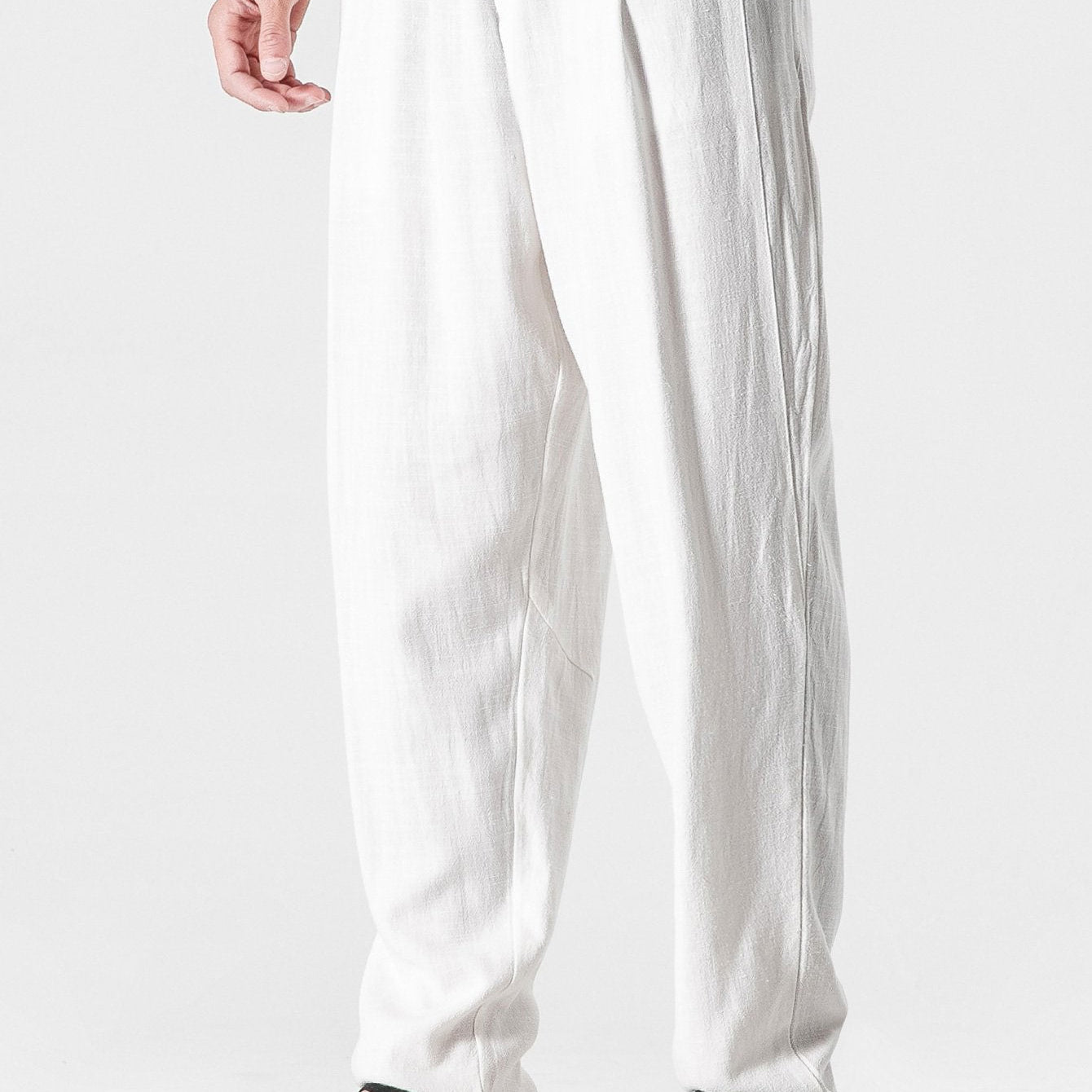 Opuštene pantalone od pamuka