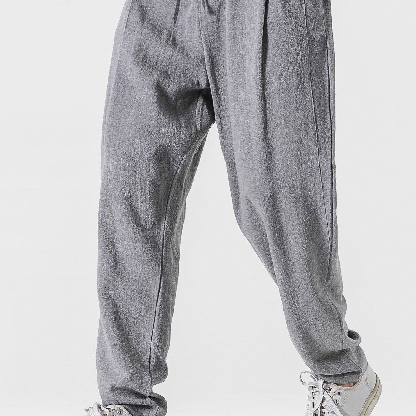 Opuštene pantalone od pamuka