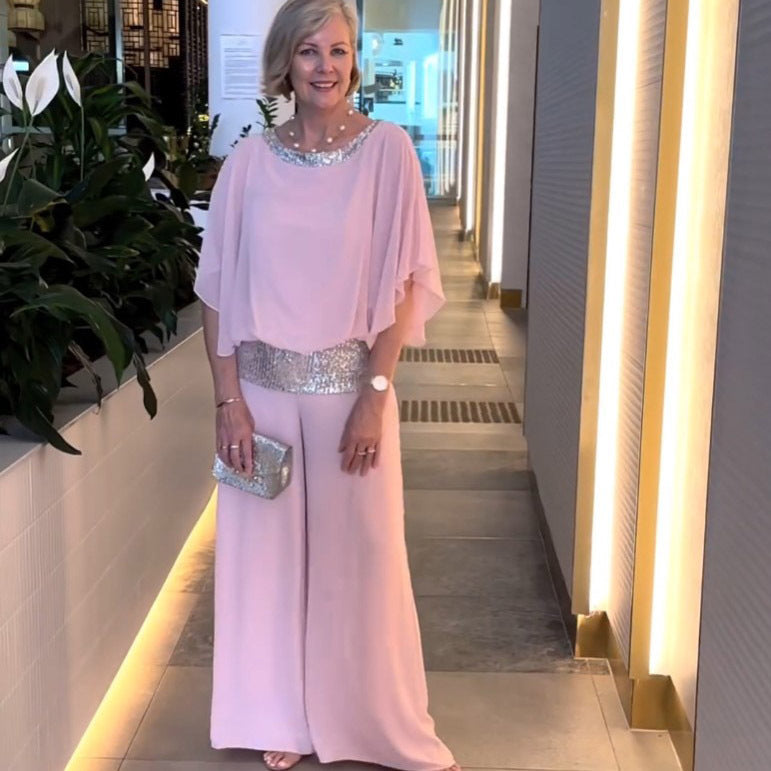 Nyla – Elegantni dvodelni komplet sa topom i širokim pantalonama