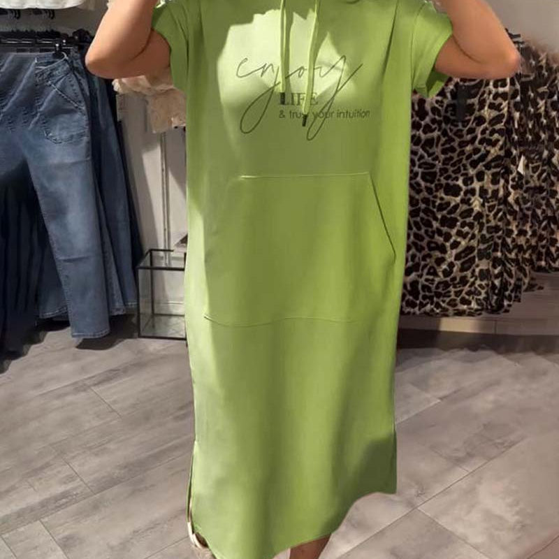 Saskia™ | ležerna haljina sa kapuljačom