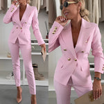 Maria – Elegantni komplet sa blejzerom i pantalonama