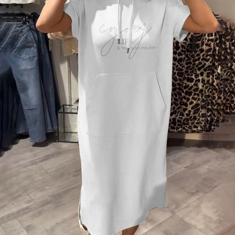 Saskia™ | ležerna haljina sa kapuljačom