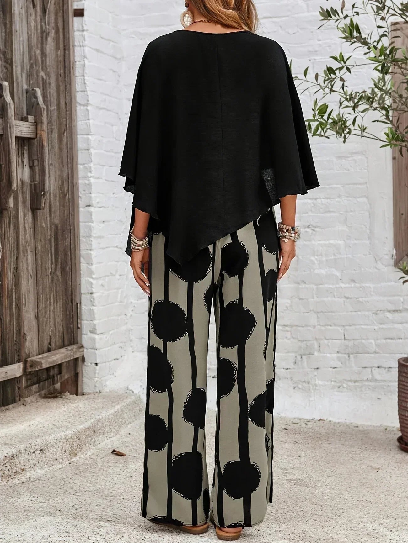 Sabria – Boho komplet sa topom i pantalonama