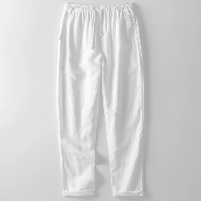 Lanene pantalone sa vezicama