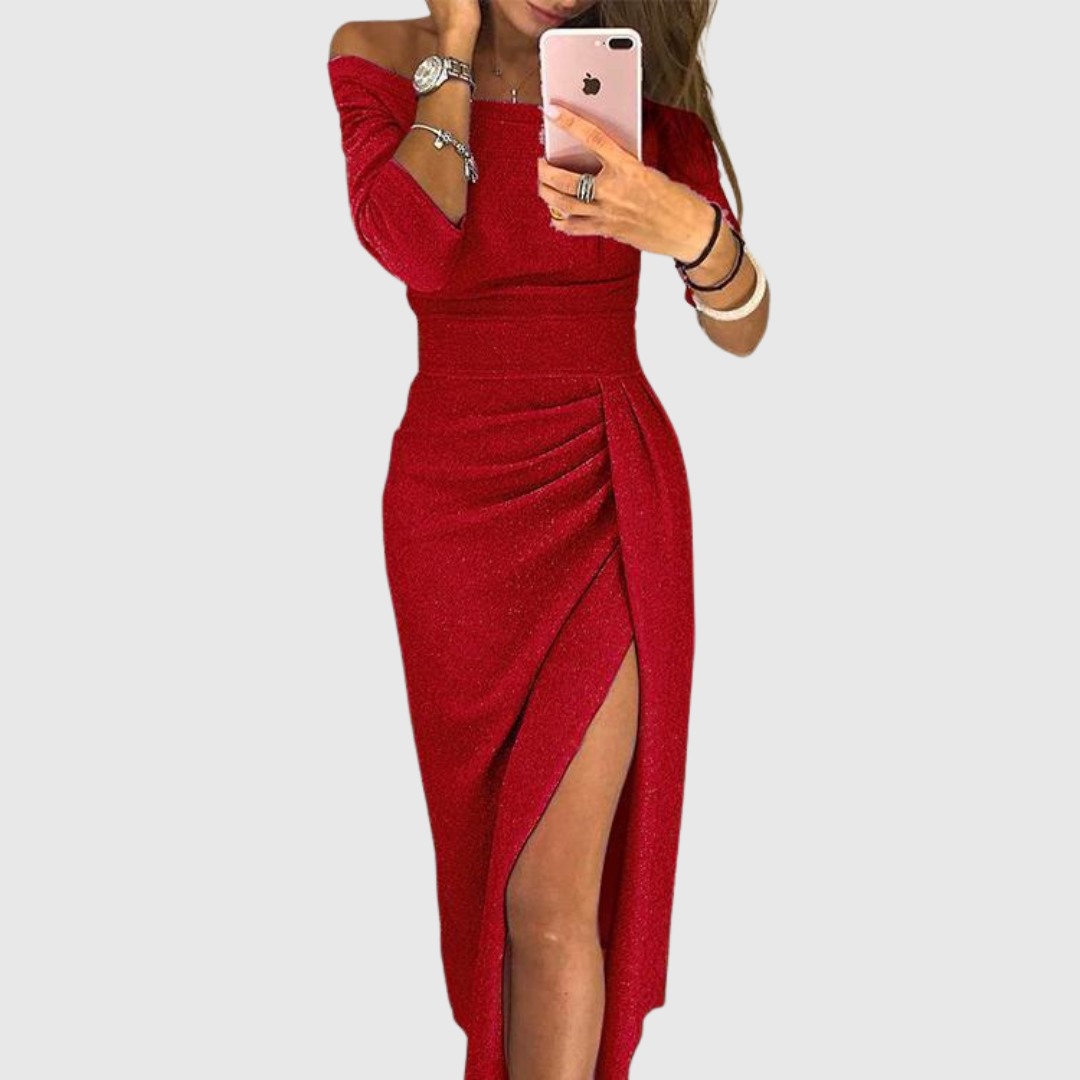 Isabeau | Šik maksi halter haljina sa elegantnim i fluidnim krojem