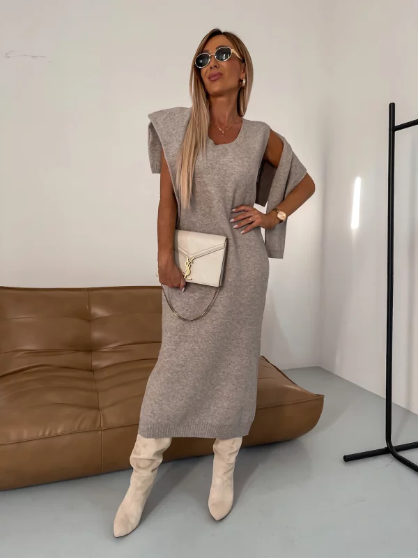 Nicole – Udobni komplet sa džemperom i haljinom
