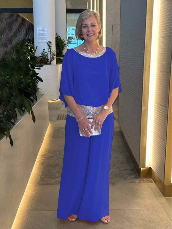 Nyla – Elegantni dvodelni komplet sa topom i širokim pantalonama