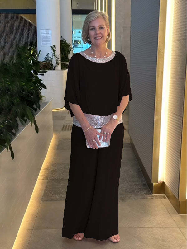 Nyla – Elegantni dvodelni komplet sa topom i širokim pantalonama
