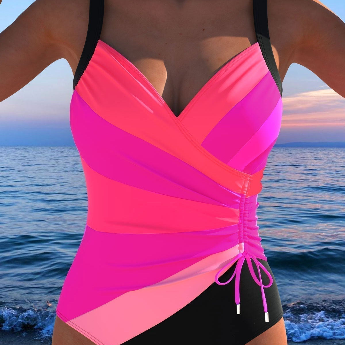 Adriana – Elegantan kupaći kostim sa šarenim printom