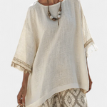 Eduarda – Boho komplet sa bluzom i pantalonama