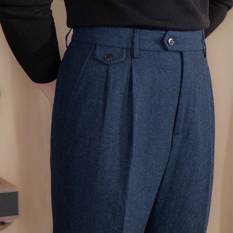 Vunene pantalone sa naborima