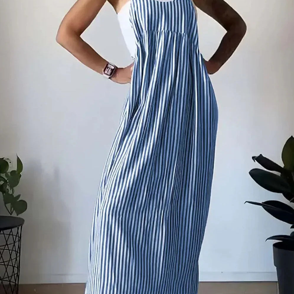 Camille – Elegantni prugasti kombinezon
