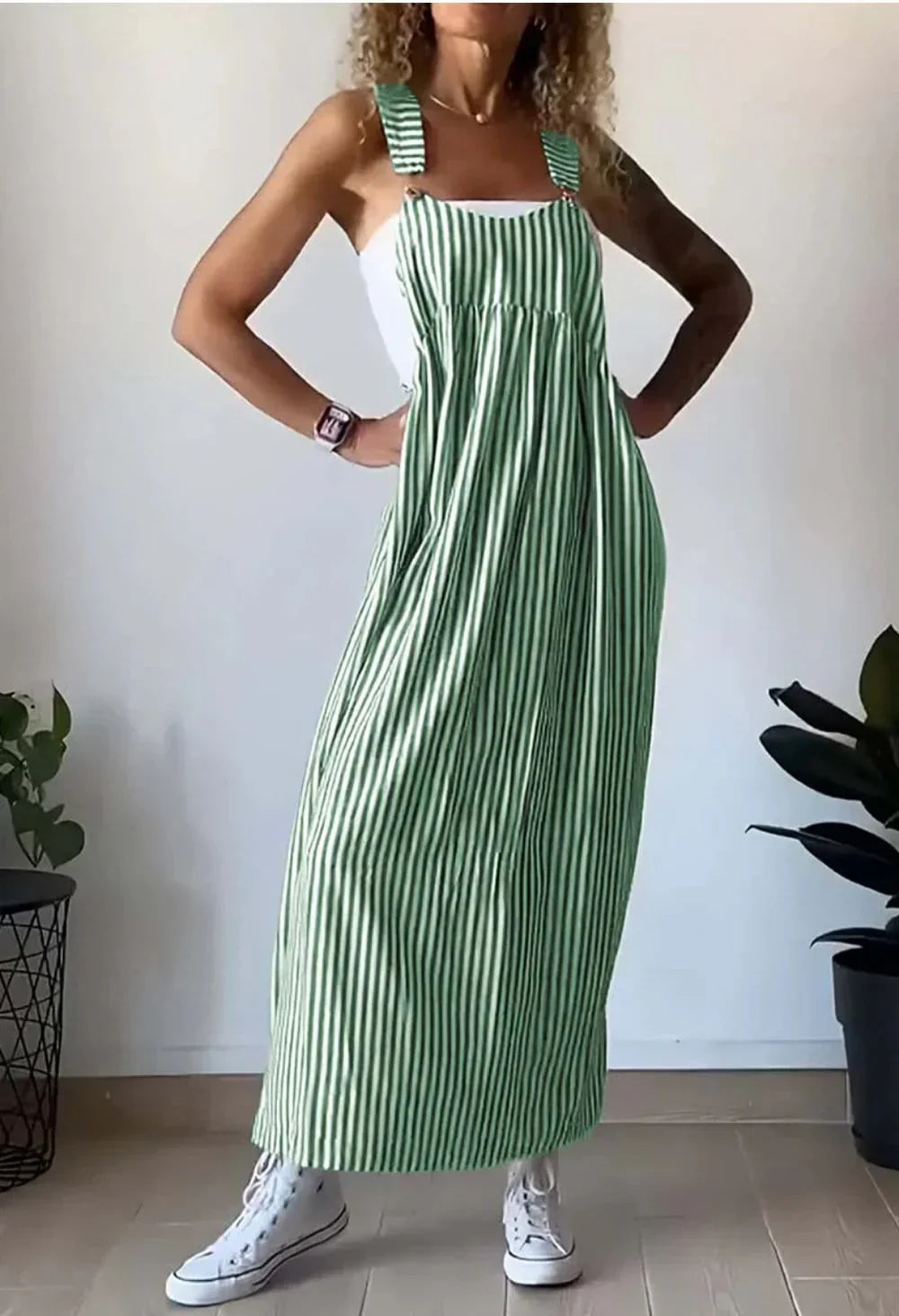 Camille – Elegantni prugasti kombinezon