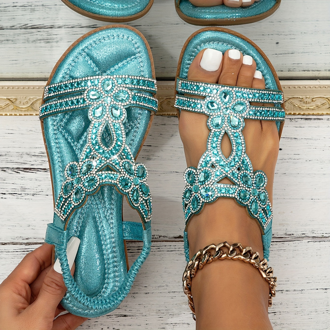 Geneva™ – Elegantne boho ortopedske sandale