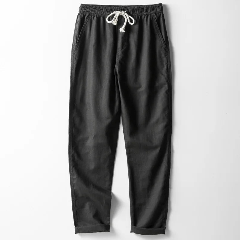 Lanene pantalone sa vezicama