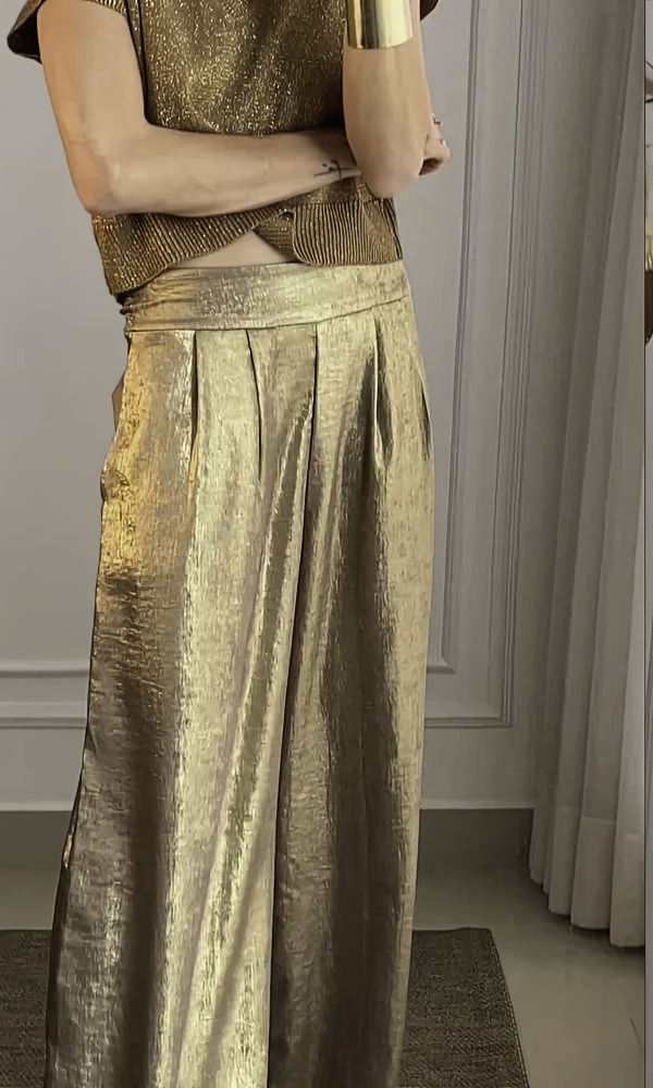 Irene – Elegantni dvodelni komplet sa topom i pantalonama