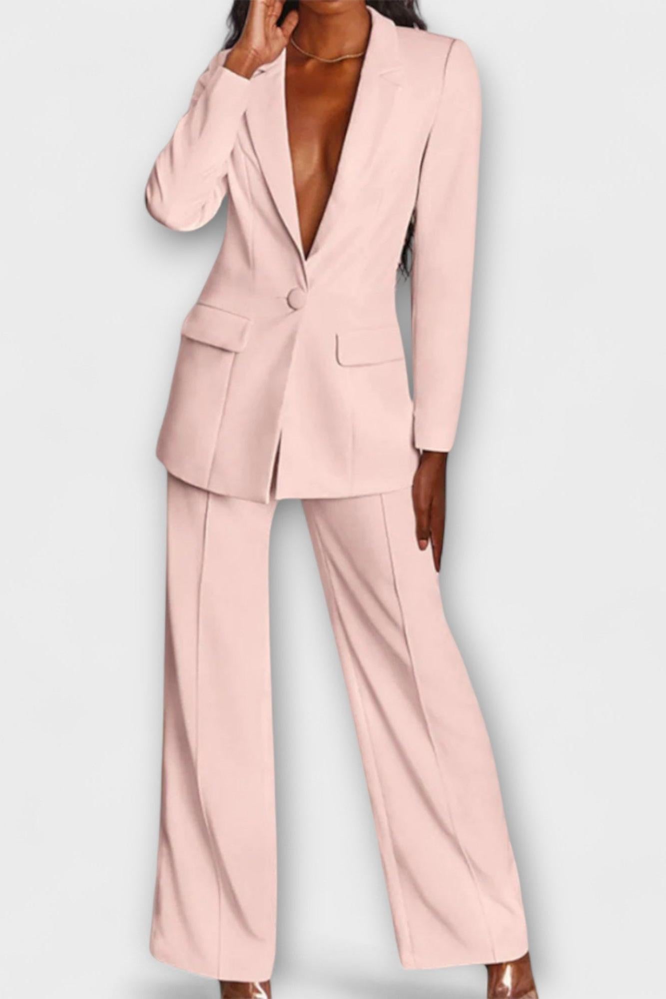 Antonija – Elegantni komplet sa blejzerom i pantalonama