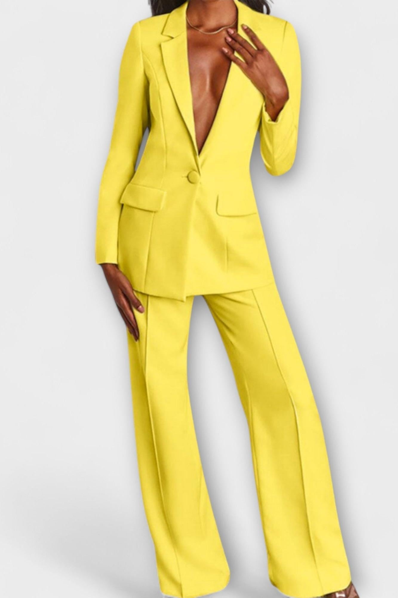 Antonija – Elegantni komplet sa blejzerom i pantalonama