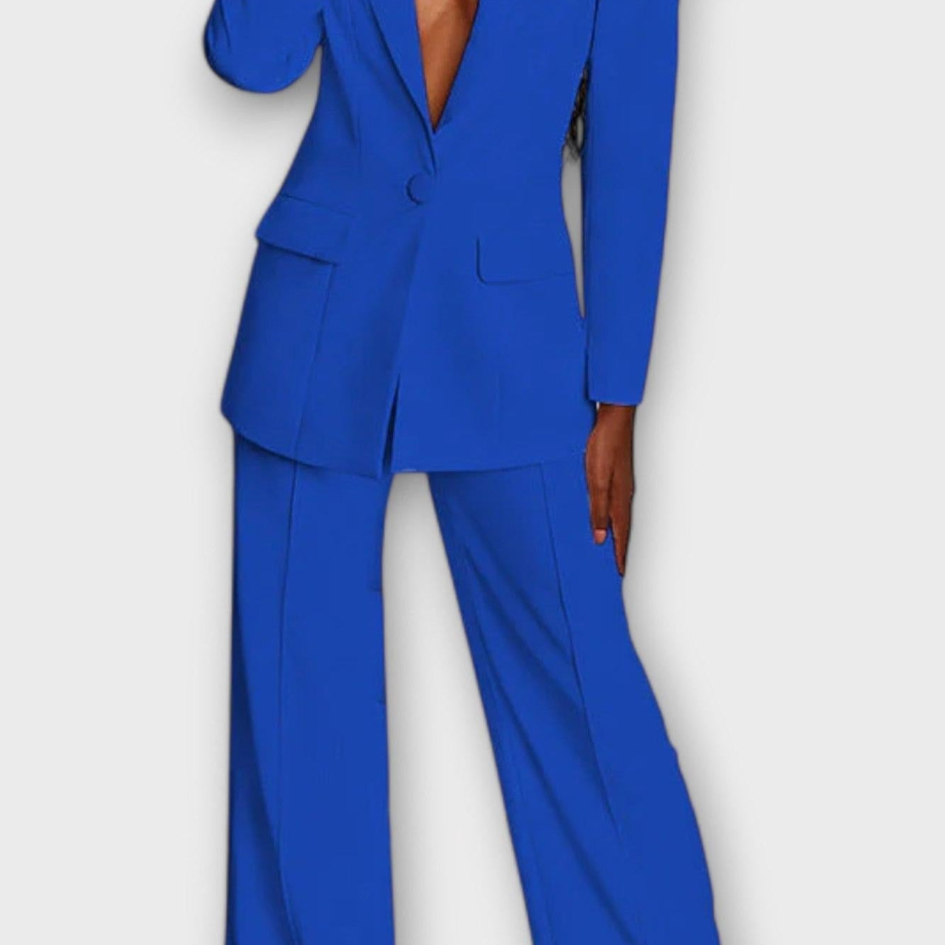 Antonija – Elegantni komplet sa blejzerom i pantalonama