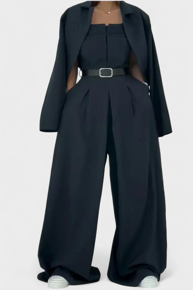 Aritzia – Elegantni dvodelni komplet sa kombinezonom i kaputom
