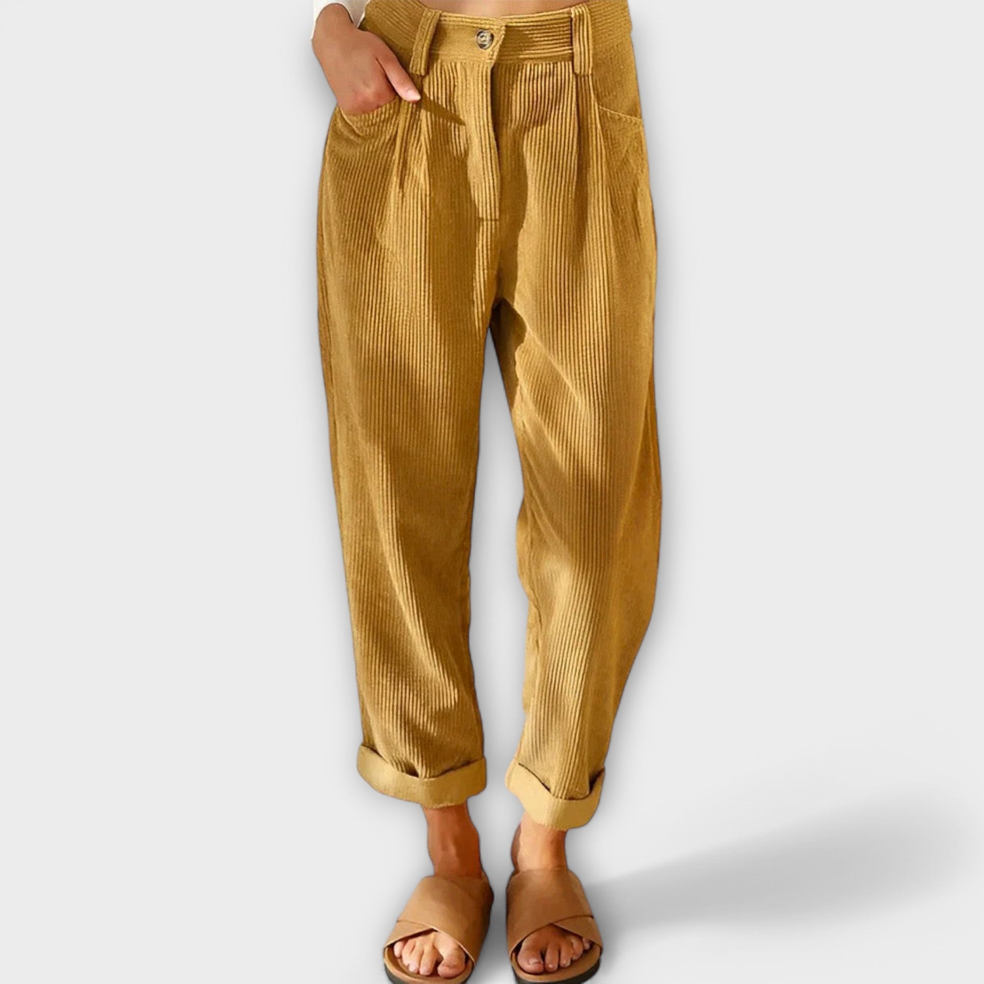 Jana – Moderne somot pantalone