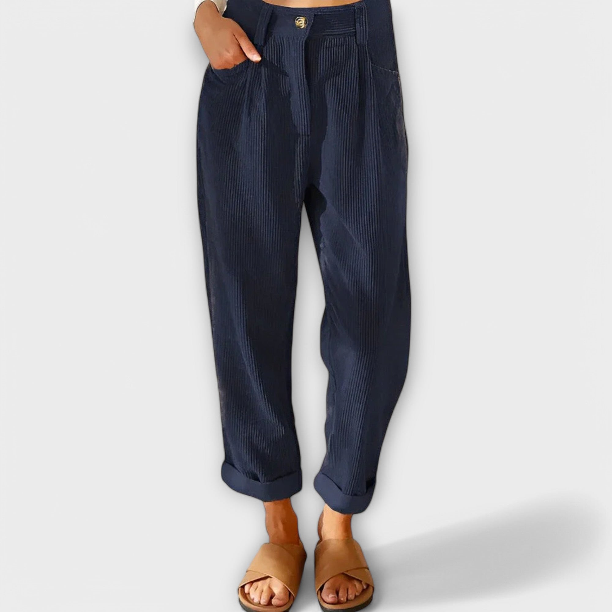 Jana – Moderne somot pantalone