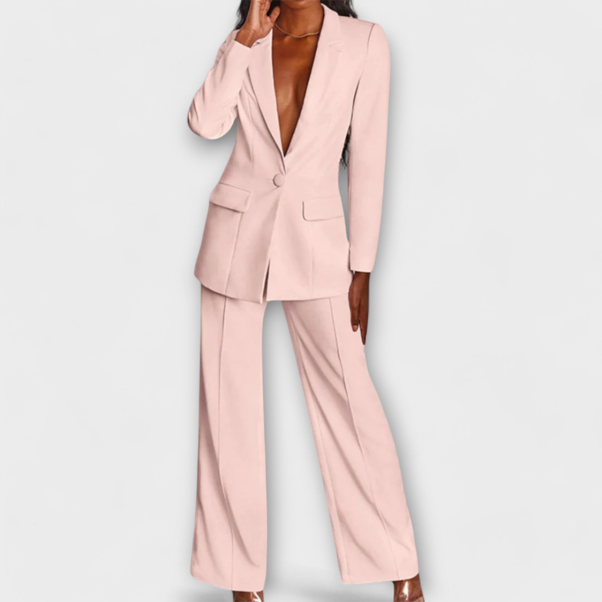 Fernanda – Elegantni komplet sa blejzerom i pantalonama