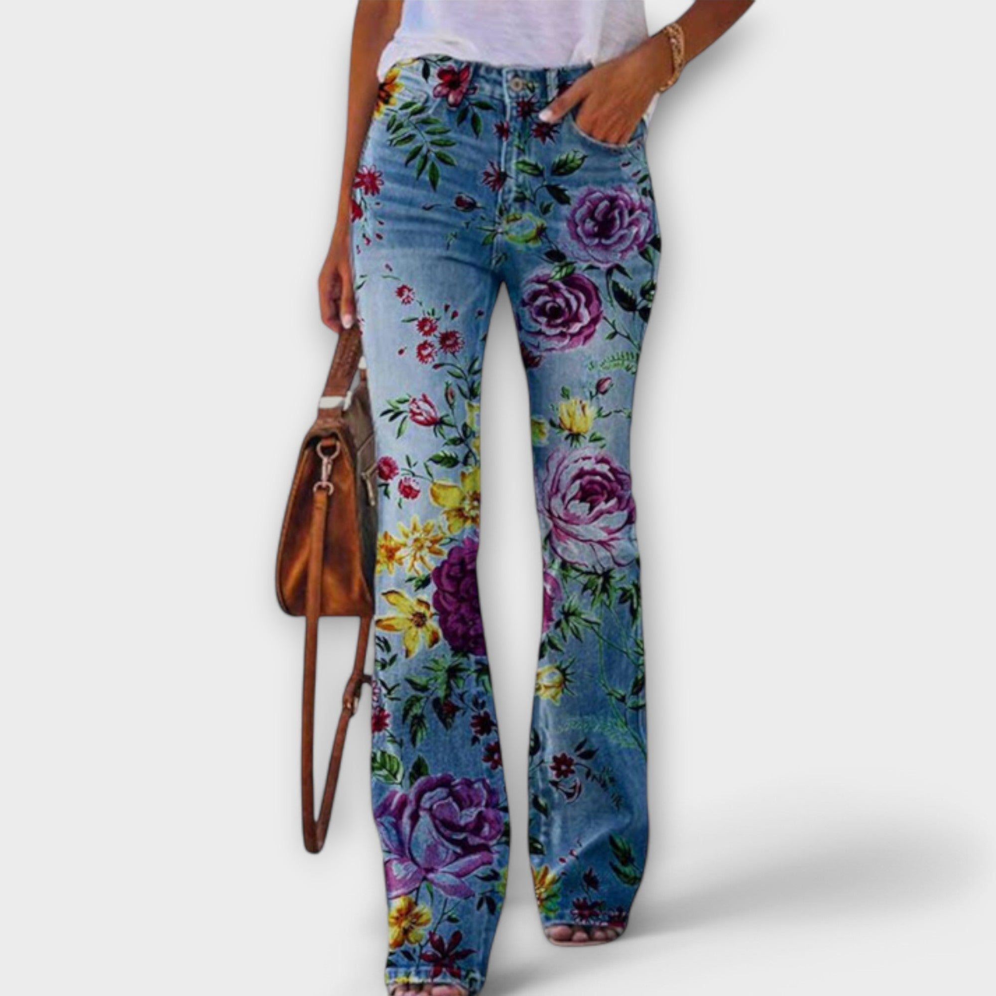 Alexandra – Pantalone sa cvetnim printom
