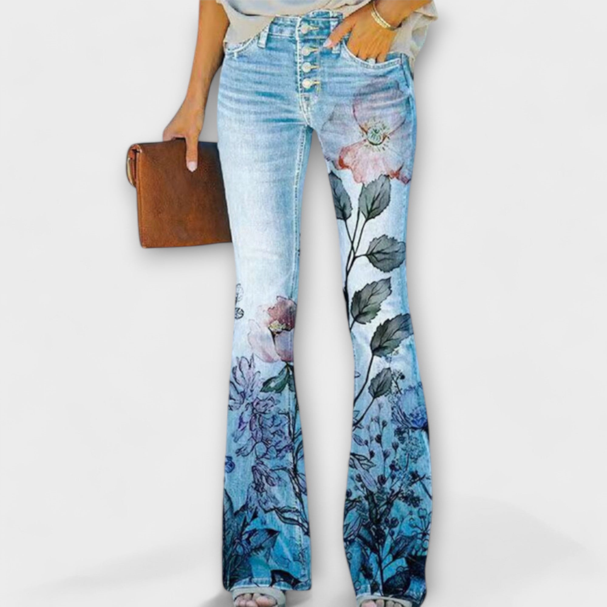 Alexandra – Pantalone sa cvetnim printom