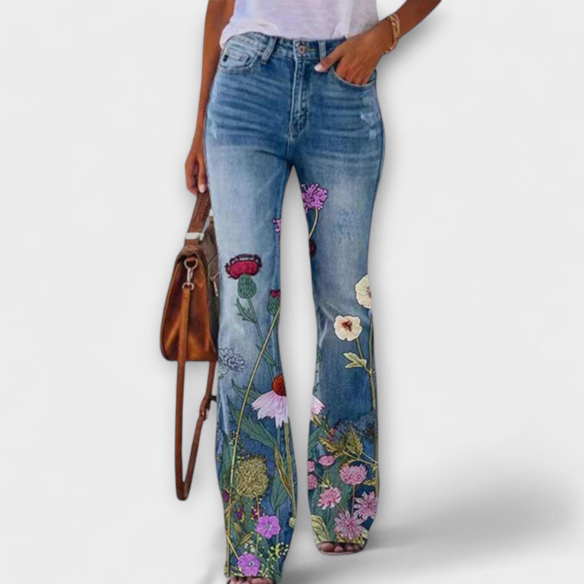 Alexandra – Pantalone sa cvetnim printom