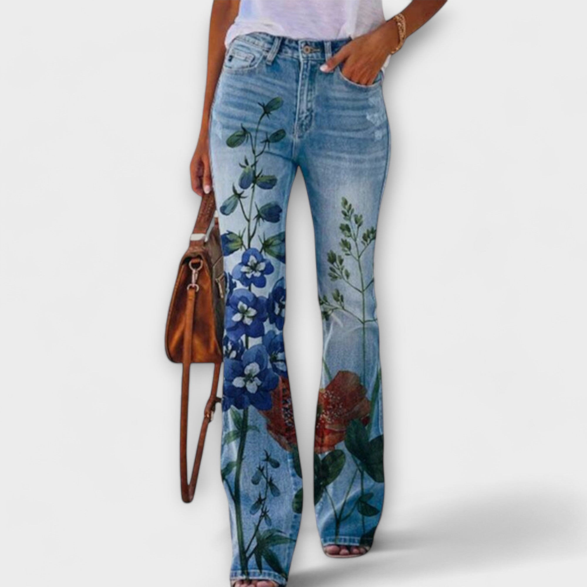 Alexandra – Pantalone sa cvetnim printom