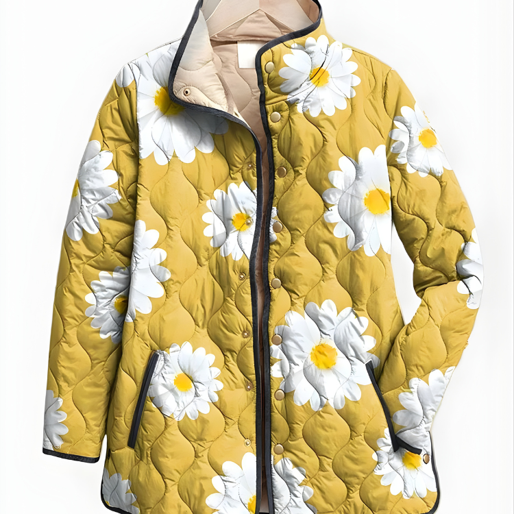CARTER™ | Šarmantna Prošivena Jakna sa Vintage Cvetnim Printom