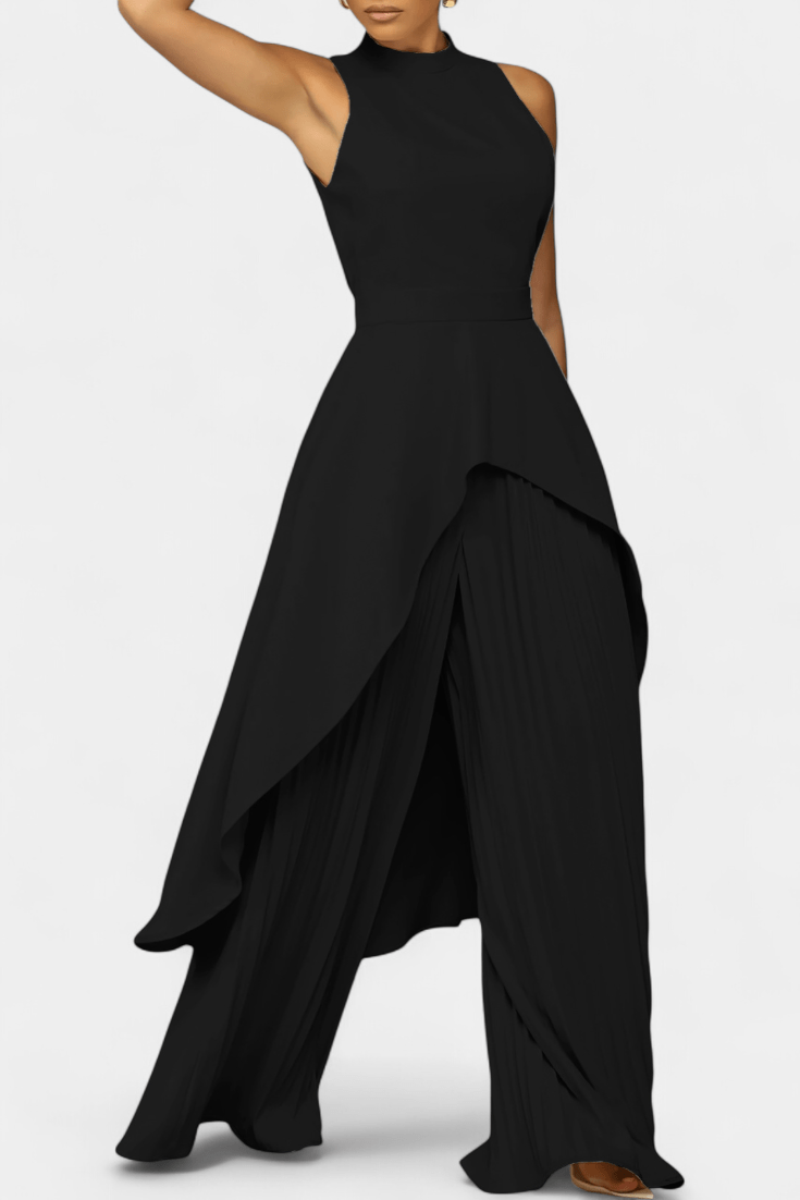 Chrysoula – Elegantni komplet sa topom i pantalonama
