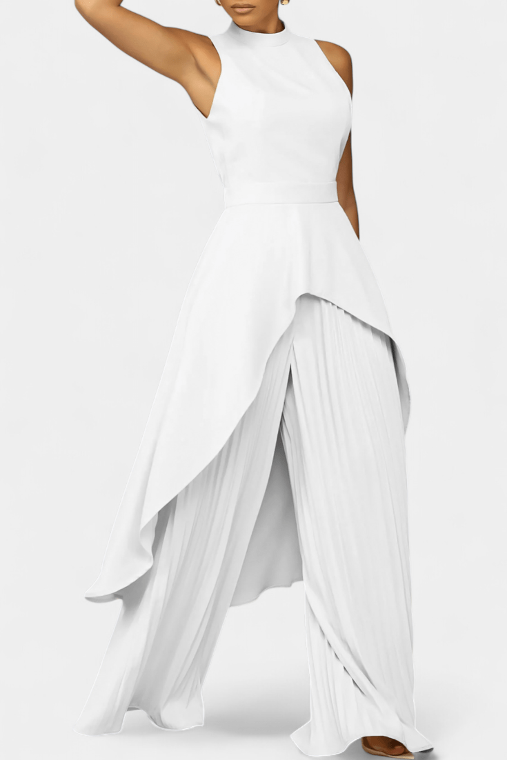 Chrysoula – Elegantni komplet sa topom i pantalonama