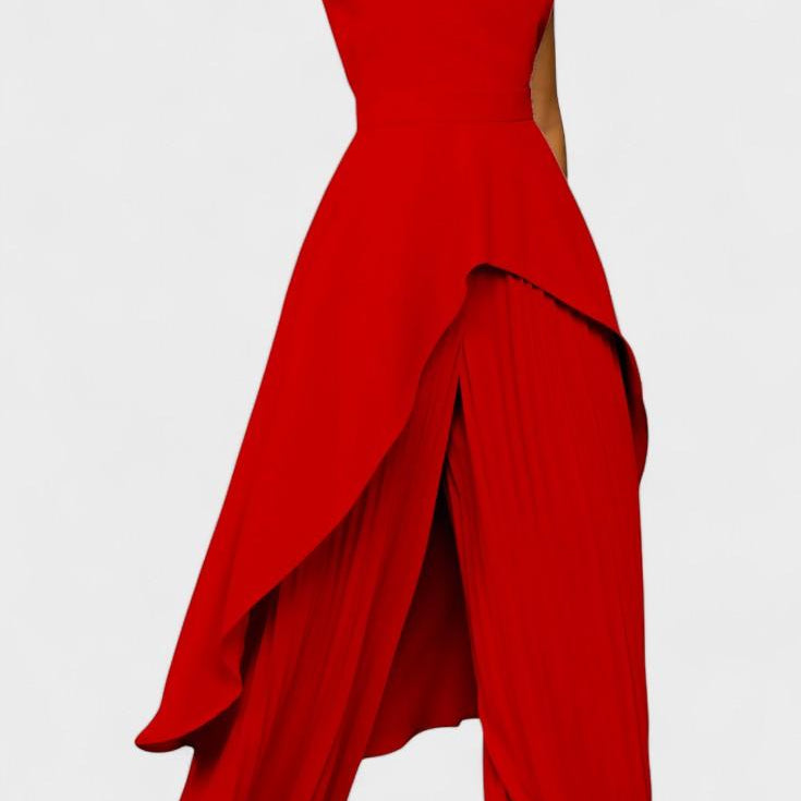 Chrysoula – Elegantni komplet sa topom i pantalonama