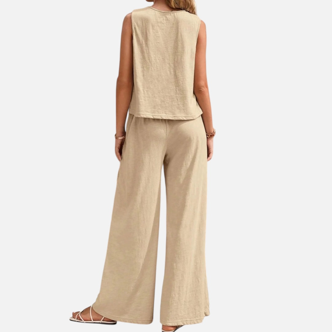 Sia – Dvobojni letnji komplet sa topom i pantalonama