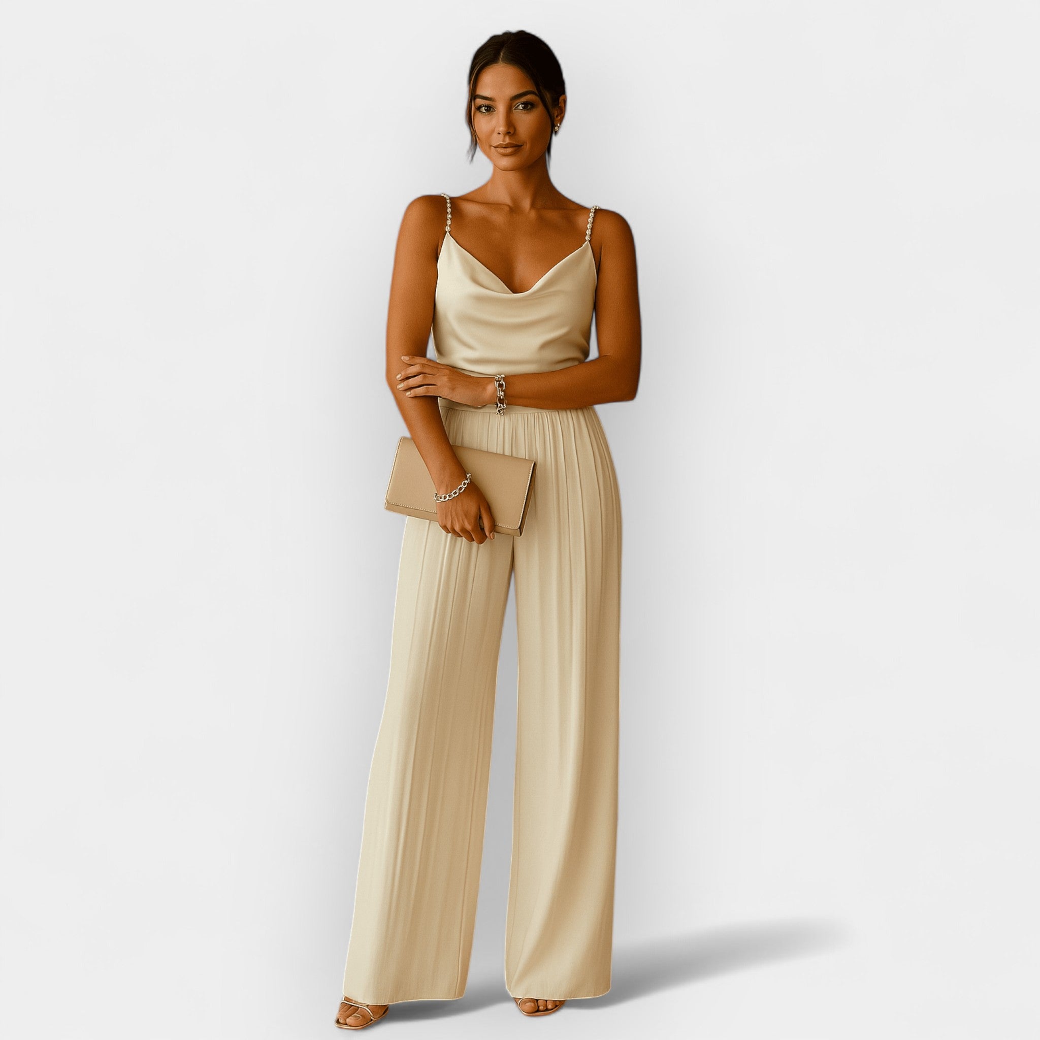 Una – Elegantni kombinezon – Beli model