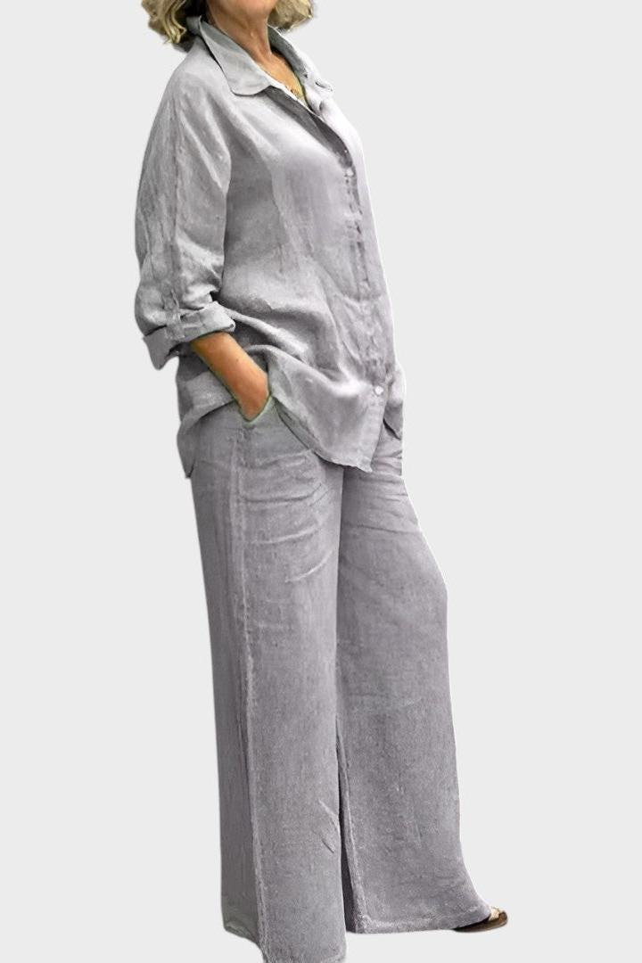 Komplet sa bluzom i pantalonama – Roze model