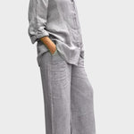 Komplet sa bluzom i pantalonama – Roze model