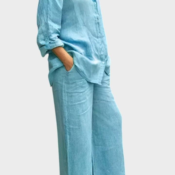 Komplet sa bluzom i pantalonama – Roze model