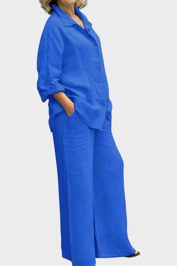 Komplet sa bluzom i pantalonama – Roze model