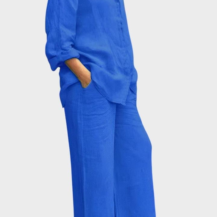 Komplet sa bluzom i pantalonama – Roze model