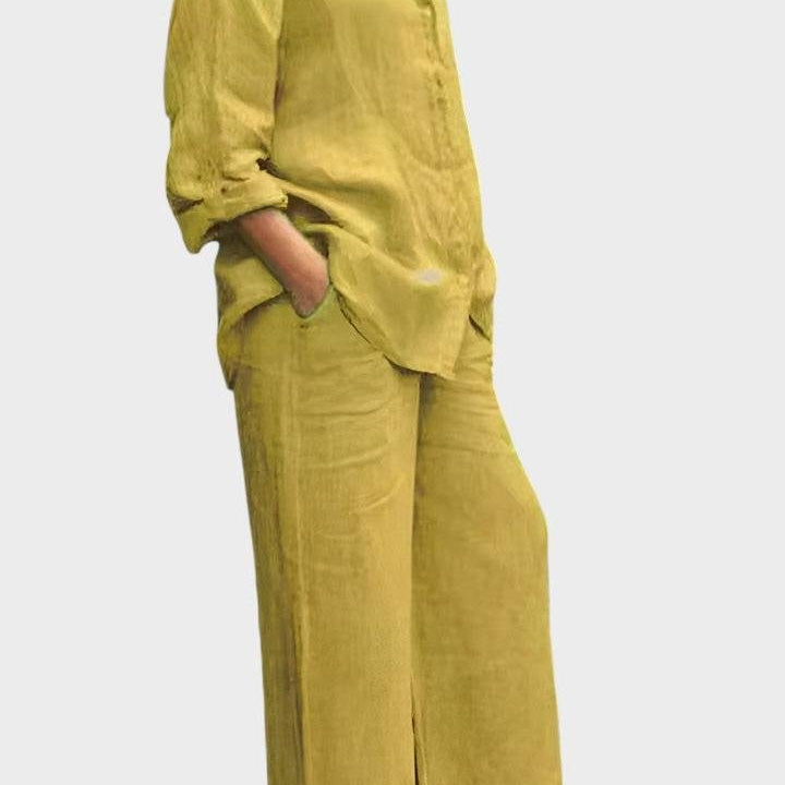 Komplet sa bluzom i pantalonama – Roze model