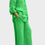 Komplet sa bluzom i pantalonama – Roze model
