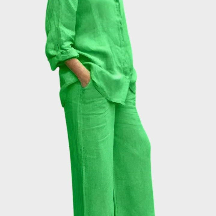 Komplet sa bluzom i pantalonama – Roze model