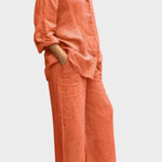 Komplet sa bluzom i pantalonama – Roze model