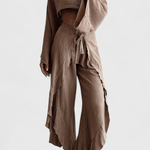 Elsie – Lagani boho komplet sa kimono topom i širokim pantalonama